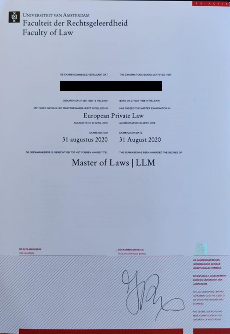 Master of Law